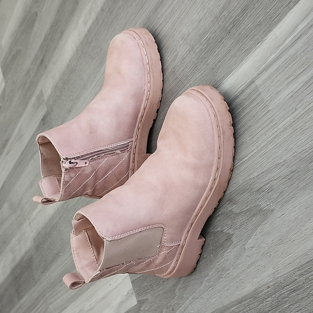 Girls Pink Boots Size 13